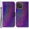 For Honor X5 4G Dazzling Flower Pattern PU Leather Wallet Phone Case Stand Shockproof Cover