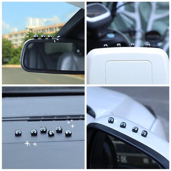 Забавное украшение для приборной панели, аксессуары для зеркала заднего вида, мультяшная форма, мини-размер, милый автомобильный орнамент, декор интерьера