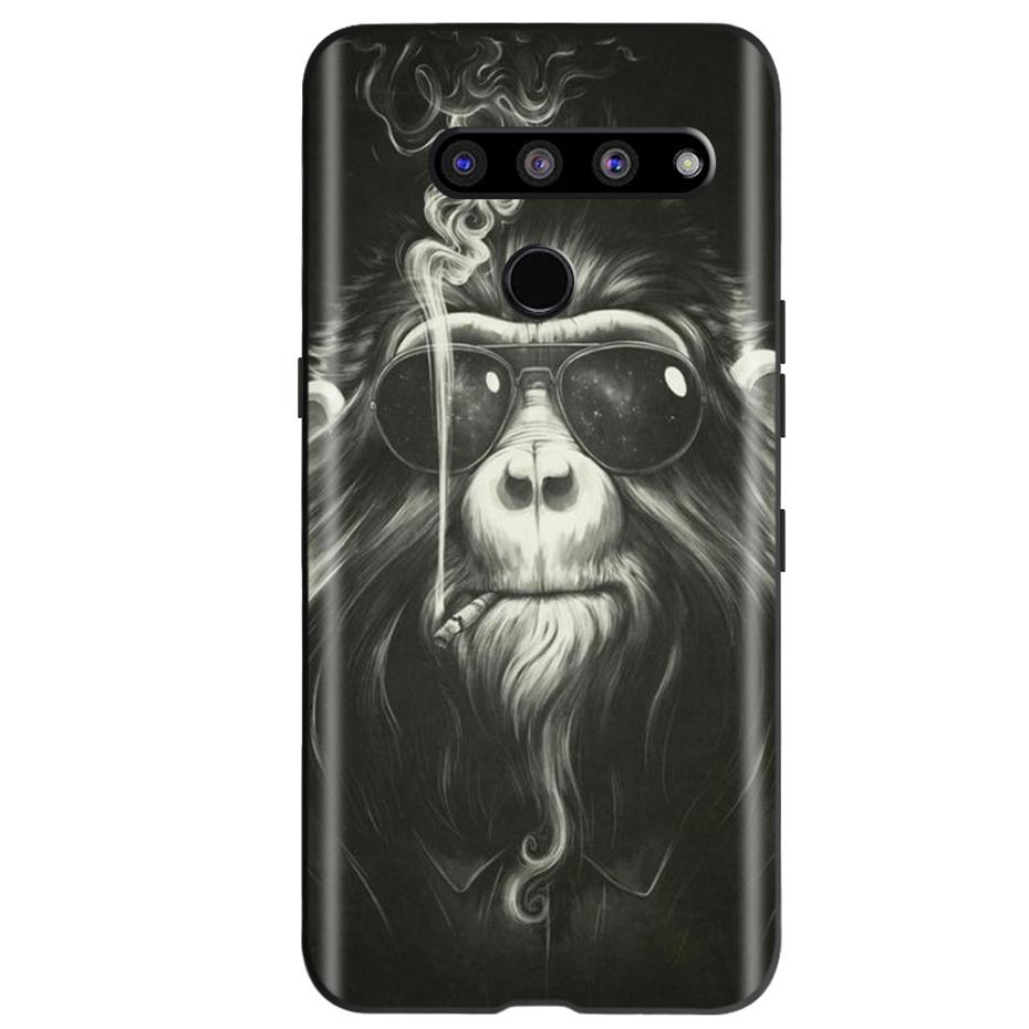 Чехол для LG V50 ThinQ 5G Модный узор Мягкий силиконовый ТПУ Чехол для телефона Для LG V50S ThinQ 5G V50 50S V500N V450 V510N Funda