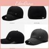 Solid Color Simple Middle Aged Warm Windproof Baseball Cap For Autumn And Winter
