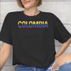 Colombia Flag Merch Unisex T Shirt Cotton Tee Graphic Print Tshirt Clothes
