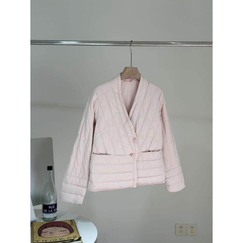 Женская короткая легкая пуховая куртка на белом утином пуху, теплая куртка с воротником, повседневная