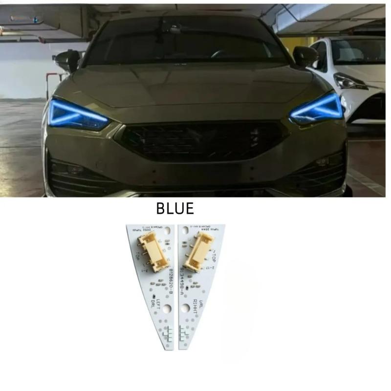 2 шт. Красные Белые Желтые Синие Светодиодные Платы Дневного Света Для SEAT Leon MK4 -2024 Ремонт Модуля Фары Дневного Света