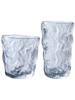 Summer Ice Glacier Glass Cup Trendy Design Transparent Whiskey Lemon Juice Drinking Cup