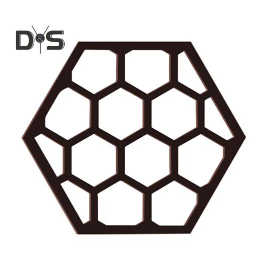 4/6 шт. Подвески в виде пчелиных сот, многоразовые, ажурные, настенные, художественные, шестиугольные, для окон, дверей, прилавков