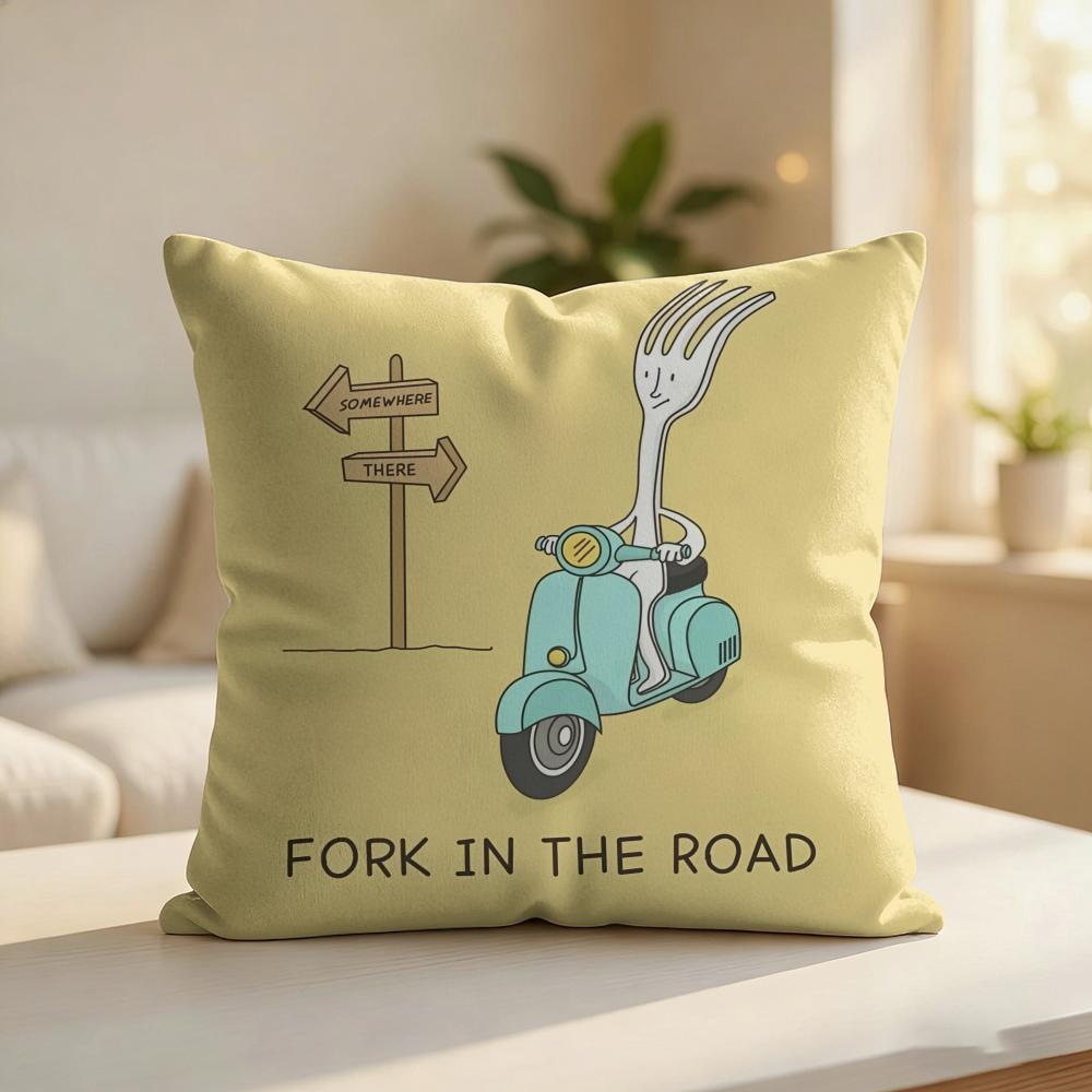 Funny Fancy Abstract Ins Art Cushion Cover Silky Short Plush Invisible Zipper Dustproof Sofa Pillow Case For Home Decor