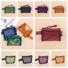 Lipstick Cosmetic Bag Clear Mesh Bag Change Storage Bag Retro Color Card Bag Mini Coin Purse Men