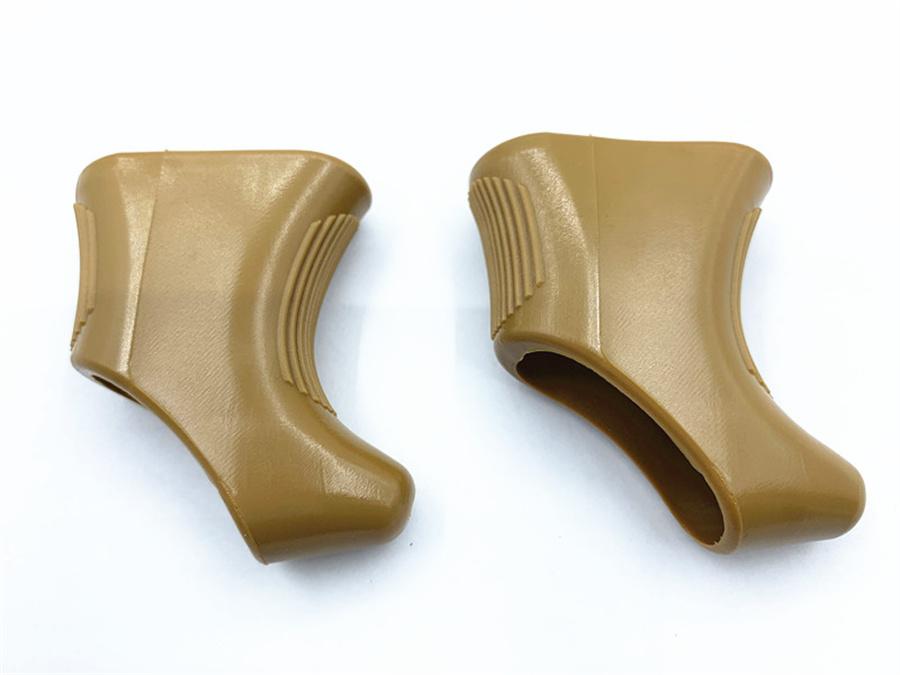 Одна пара коричневых накладок на тормозные ручки типа «щиток» для Campagnolo Nuovo / Super record