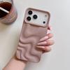 Матовый 3D чехол для телефона с эффектом водной ряби для iPhone 17 16 15 14 13 12 11 Pro Max 17pro, противоударный, из мягкого силикона, задняя крышка