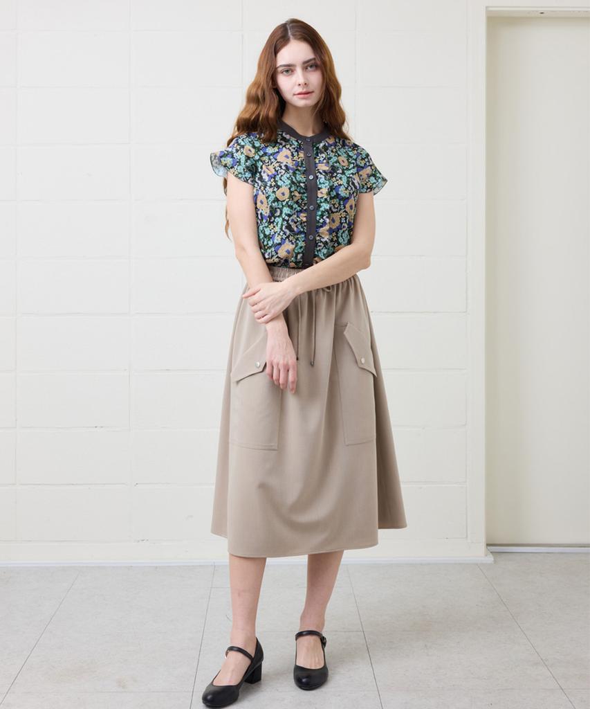 Yujiot Big Pocket Band Skirt (2 Colors)