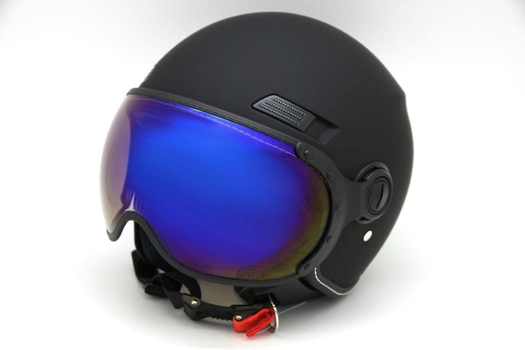 Marushin 14240205 Motorcycle Helmet Optional Parts Shield S-340 Blue Mirror for MS-340