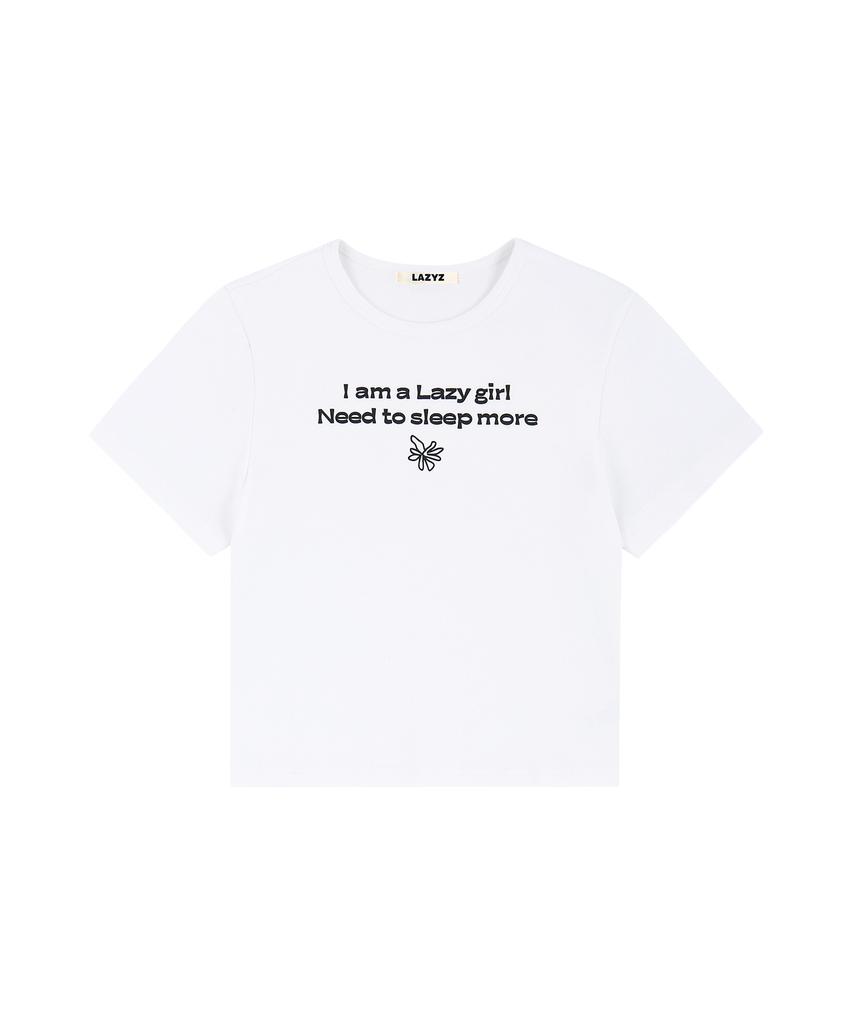 Укороченная футболка Leijiji с цветочным принтом и надписью (2Colors)