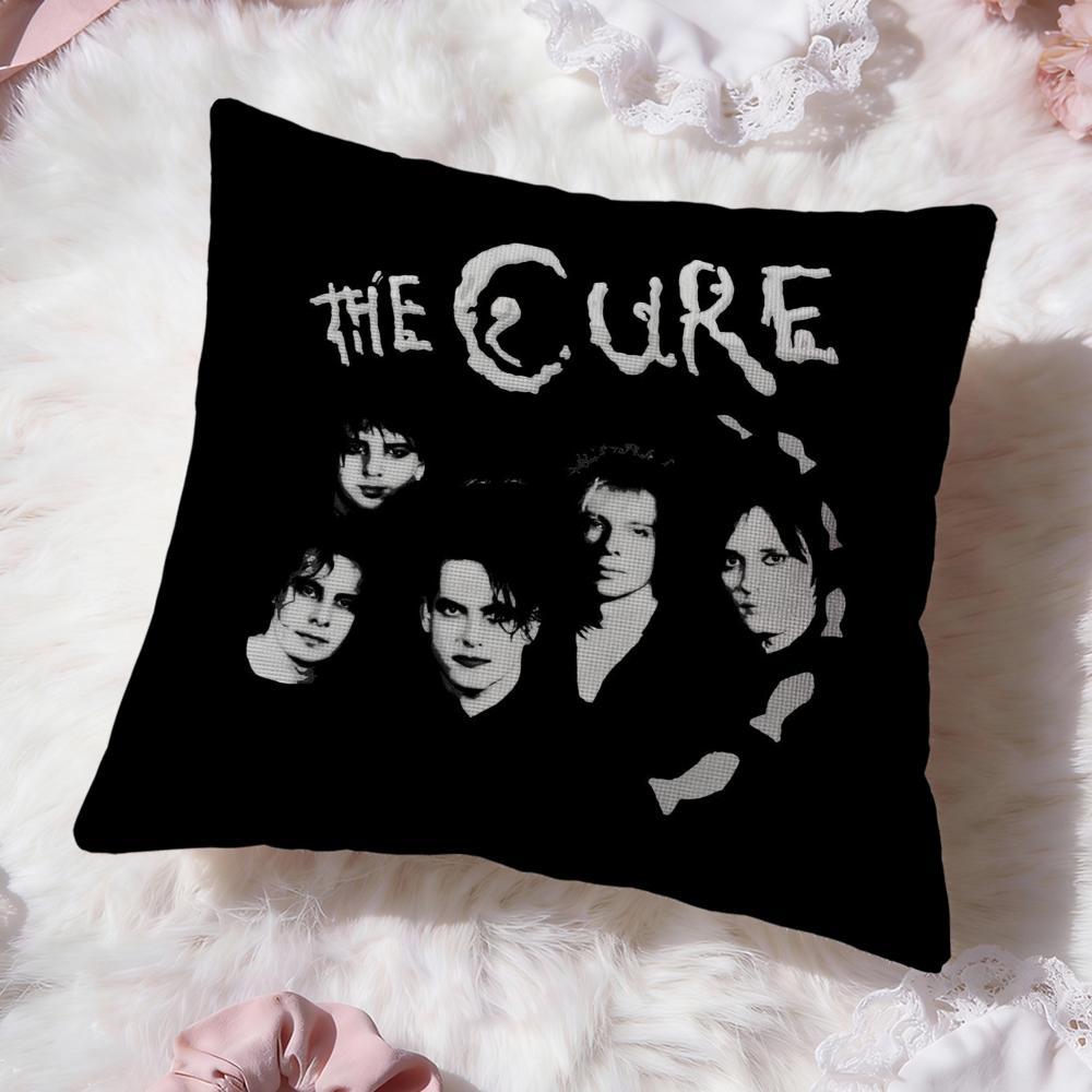 Rock Band The C-Cure Наволочка Премиум Комфорт Двусторонняя Подушка - Дизайн Два в Одном для Любой Комнаты и Салона Автомобиля
