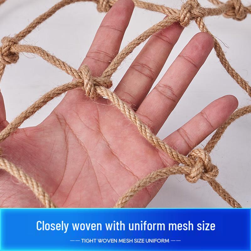 Hand-Woven Hemp Rope Decorative Safety Net