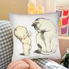 pc KKewpie Baby Cute Pillow Case Fashion Square Pillowcase Bedroom Sofa Room Ins Decoration Leisure