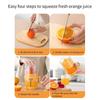 Lemon Squeezer Hand Juicer Citrus Squeezer Handheld Portable Juice Machine With Handle Press Fruit Extractor For Orange &
