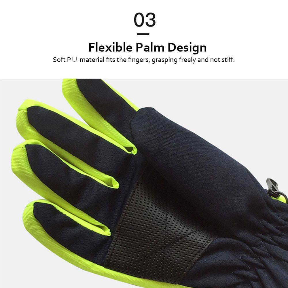 Children Full Finger Windproof Waterproof Snowboarding Ski Mittens Skiing Accessories Skiing Gloves