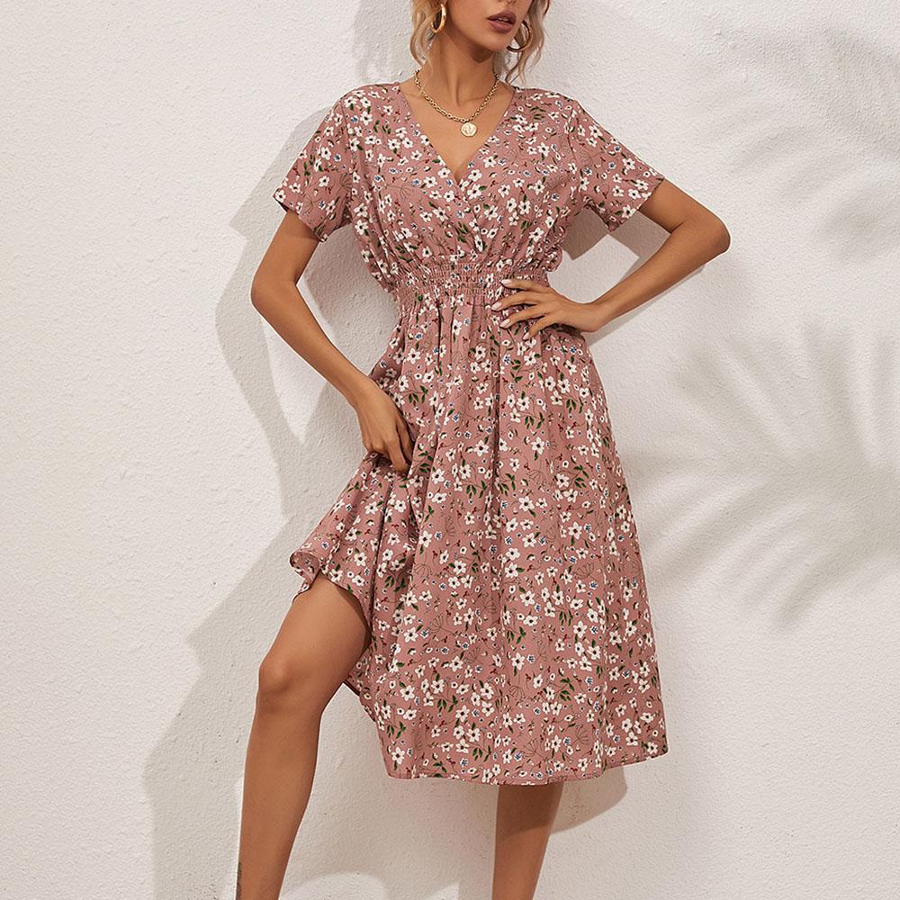 Летняя сексуальная стильная женская модная одежда Длинные цветочные платья Юбки Уличная одежда