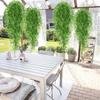 1pc Artificial Hanging Wisteria Flowers - UV Resistant Faux Plants for Home, Parties - Versatile Indoor & Outdoor Decorations