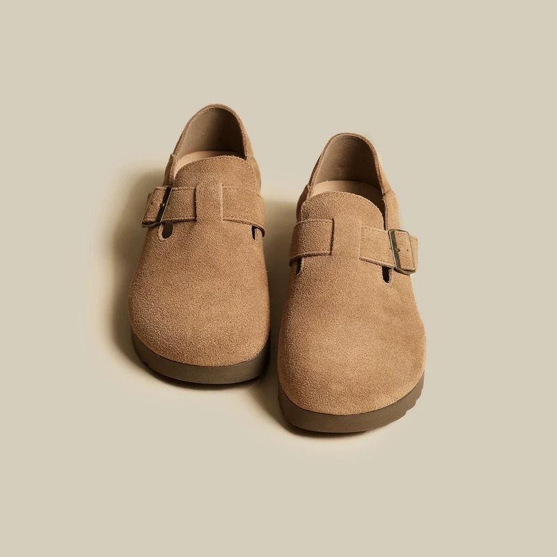 Женская обувь весна и лето новая обувь на одной педали ленивая одинарная обувь платформа всеохватывающая Boken женская обувь