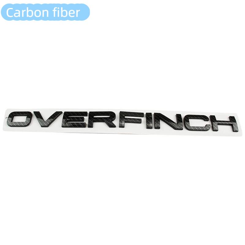 Автомобильные 3D ABS Overfinch Наклейки-эмблемы с буквами на капот и багажник Автомобильные Аксессуары