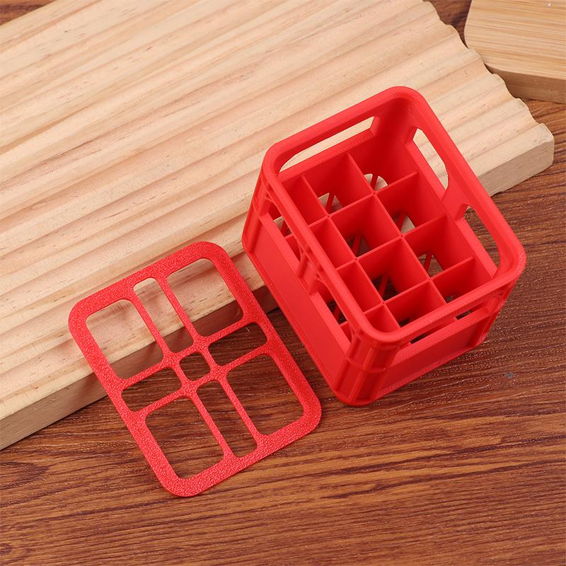 3D-печатная коробка для хранения аккумуляторов DIY пивной ящик Нет. 5 АА Нет. Складываемая корзина для хранения 7 батареек ААА