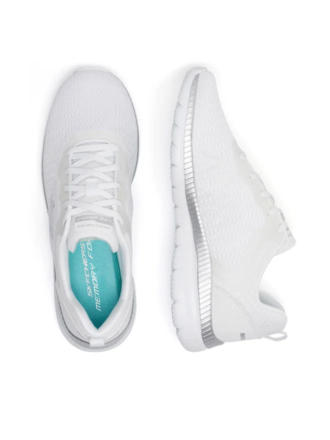 Sneakers Skechers white Bountiful - Quick Path