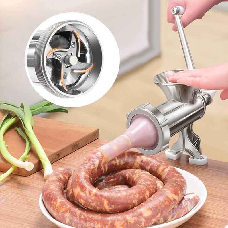 1 шт. Ручная мясорубка с решеткой для измельчения, домашняя, для колбас, овощей, перца, кухонные приборы, прочные кухонные инструменты