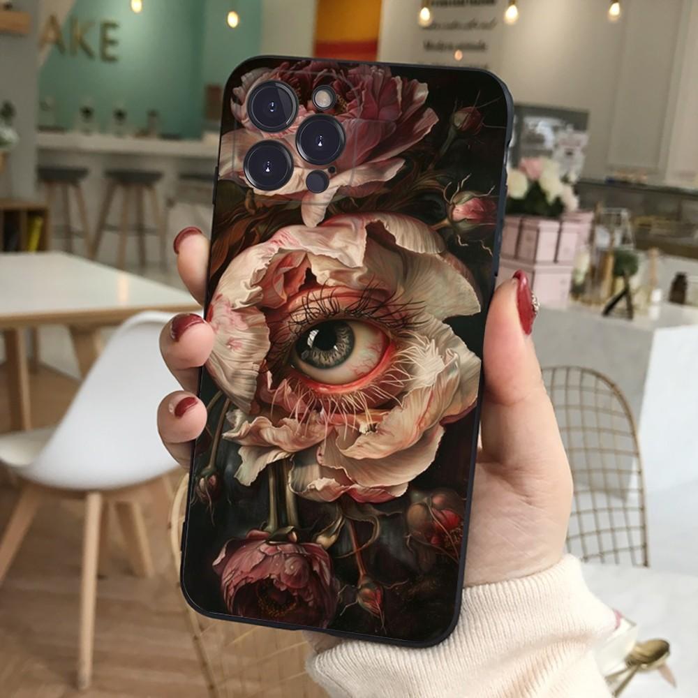 Classic Painting Flower Aesthetic Art Phone Case Silicone Soft for iphone 16 15 14 13 12 11 Pro Mini XS MAX Plus X Cover