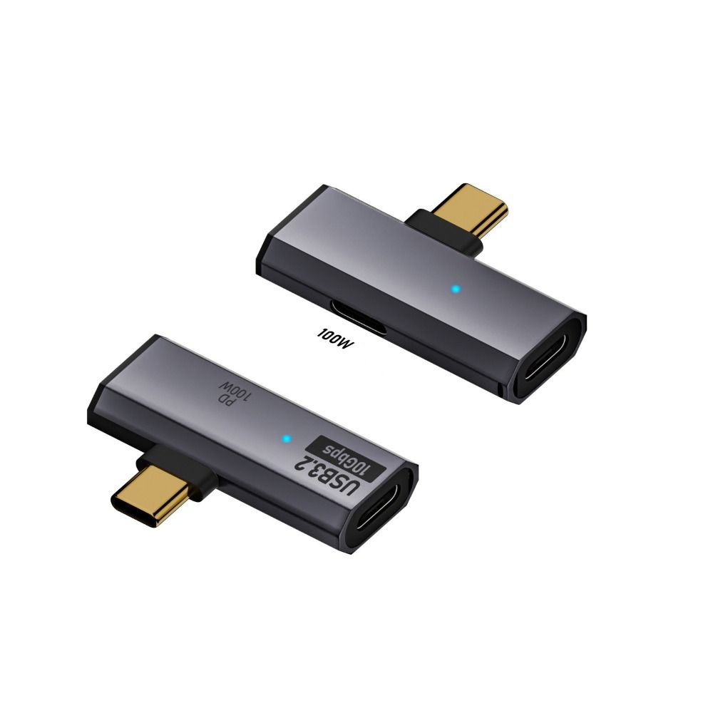 PD 100W 2 In 1 OTG Splitter 20V 5A USB-C To USB 3.2 Adapter Type-C Charging Converter