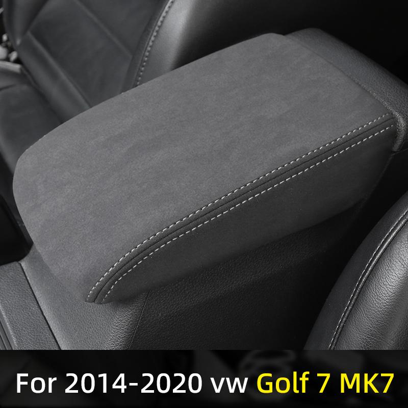 Armrest Box Cover For VW Golf 7 MK7 2014 2015 2016 2017 2018 2019 2020 Golf 7 Accessories Armrest Cover Trim Center Console Pad