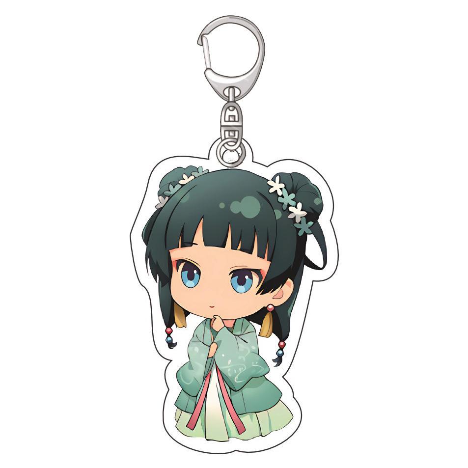 The Apothecary Diaries Anime Acrylic Keychain, Maomao Takashun Jinshi Gyokuyou Japanese Manga Bag Charm