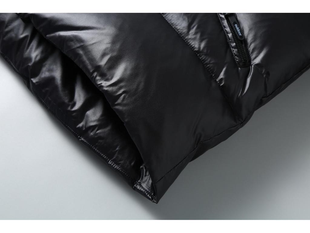 Мужская модная блестящая зимняя пуховая куртка