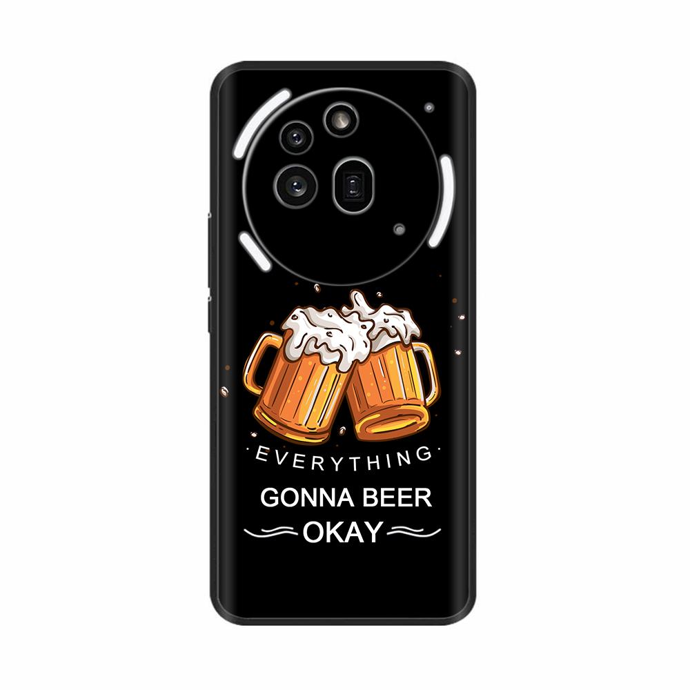 Чехол для Nothing Phone 3A Pro A059P Милый мультяшный расписной чехол Ударопрочный мягкий ТПУ чехол для телефона Для Nothing Phone 3A Pro Phone3A