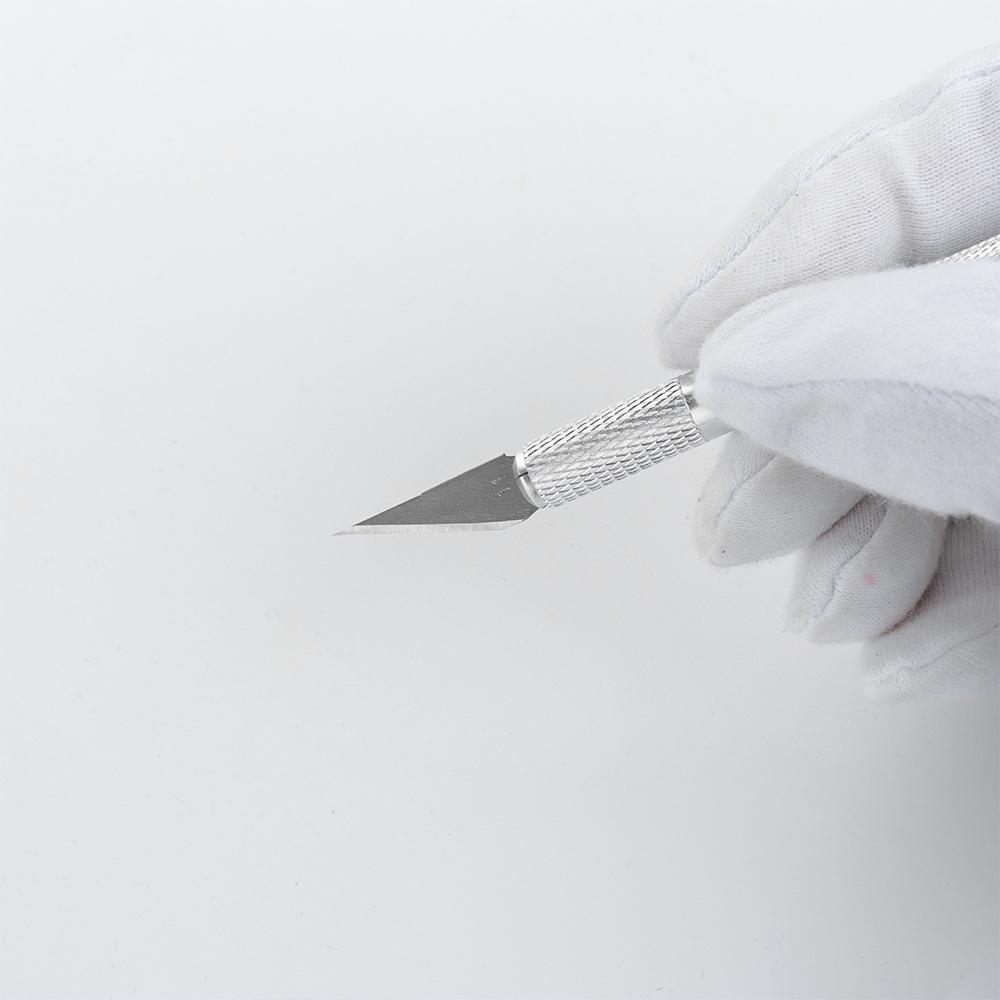 Инструменты для кондитерского искусства Cake Craft Режущий инструмент для гравировки Нескользящий нож Металлический скальпель с 1 лезвием