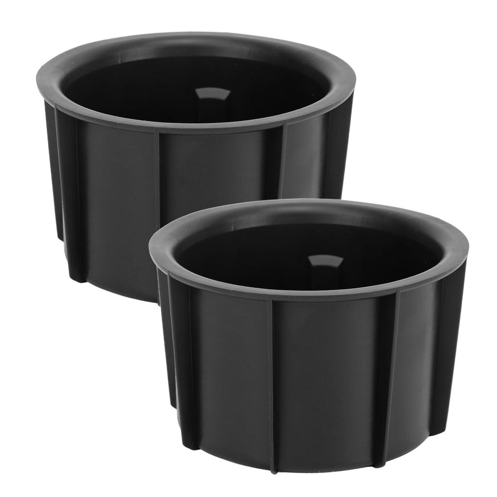 2Pcs Center Console Cup Holder Insert ABS 55616?35010 Replacement for FJ Cruiser 2007?2014