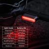 ROCKBROS Bicycle Rear Light Magnetic Bike Tail Light IPX6 Waterproof 7Lighting Mode Smart Brake Sensor Rear Light Bike Accessory 7