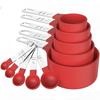10PCS Plastic Measuring Spoons Set Stackable Measuring Cup and Spoon Set  Baking Tool