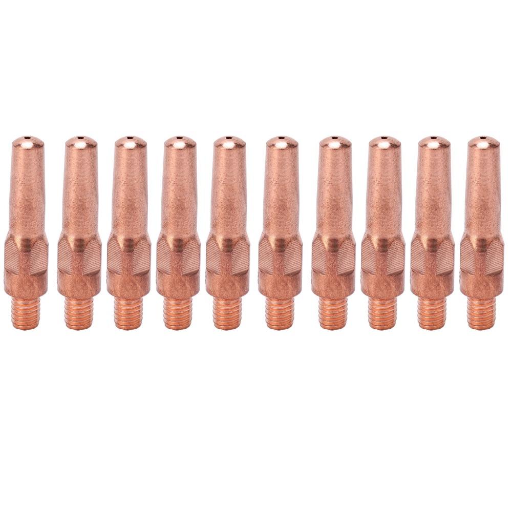 10pcs 40x1.2mm Size MIG Welding Contact Tips Conductive Welding Nozzles Industrial Welding