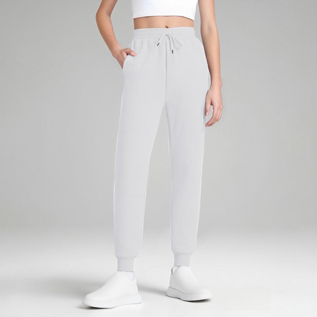 TNNZEET Women's Joggers With Pockets - High Waisted Sweatpants Tapered Leg Drawstring Lightweight Athletic Pants