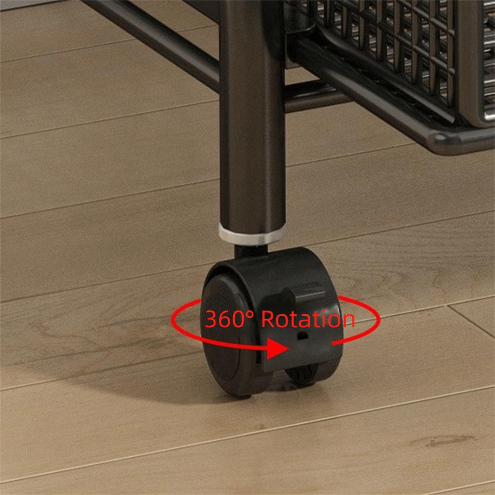 Multi-Functional With Drawers Microwave Stand Space Saving Countertop Storage Multi-Appliance Rack Microwave Rack Rice Cooker