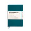 Leuchtturm B5 Dot Soft Pacific Officially Imported Notebook, Grid, Cover, Green, 359676,