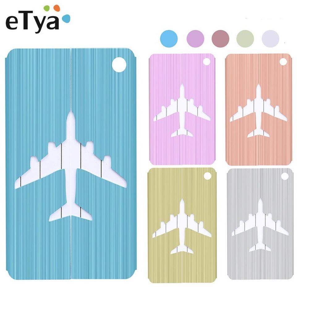 Aluminium Alloy Luggage Tags Baggage Name Tags Suitcase Address Label Holder Travel Accessories Dropshipping