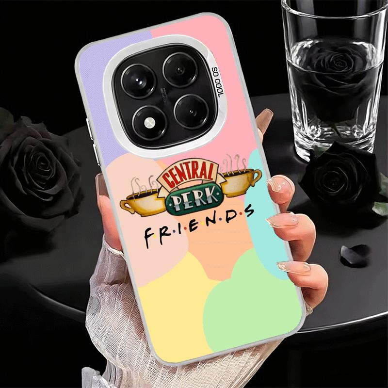 Мягкий чехол для телефона с тематикой сериала «Друзья» для Xiaomi Redmi Note 13 14 15 Pro Plus 12S 12 11S 11 11T 10S 10 Ударопрочная задняя крышка