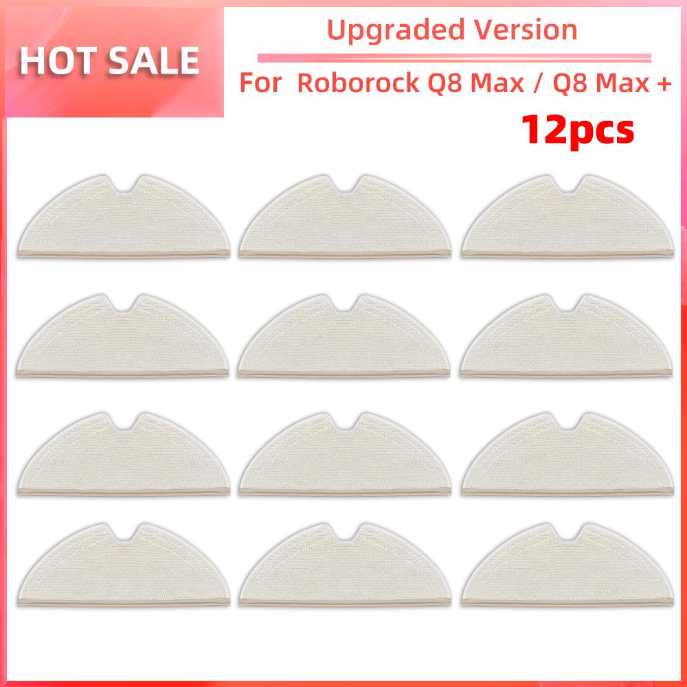 Совместимость с Roborock Q5 Pro / Q5 Pro+ / Q8 Max / Q8 Max+ Основная боковая щетка HEPA-фильтр Насадка для швабры Детали пылесборника Аксессуары