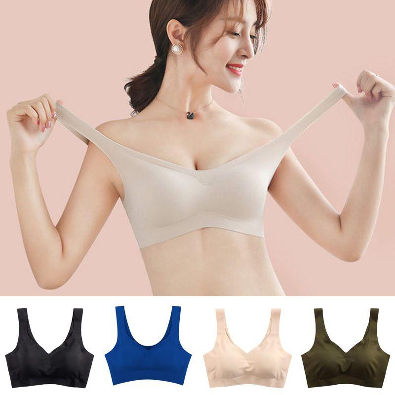 Comfort Ladies Lace Sports Yoga Bra Push Up Wireless Bralette Non Wire Seamless