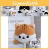 Cute Cartoon Plush Dog And Cat Pendant Keychain Soft Toy Stylish Accessory