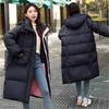 Женский осенне-зимний высококачественный большой пуховик, свободная и толстая куртка с капюшоном