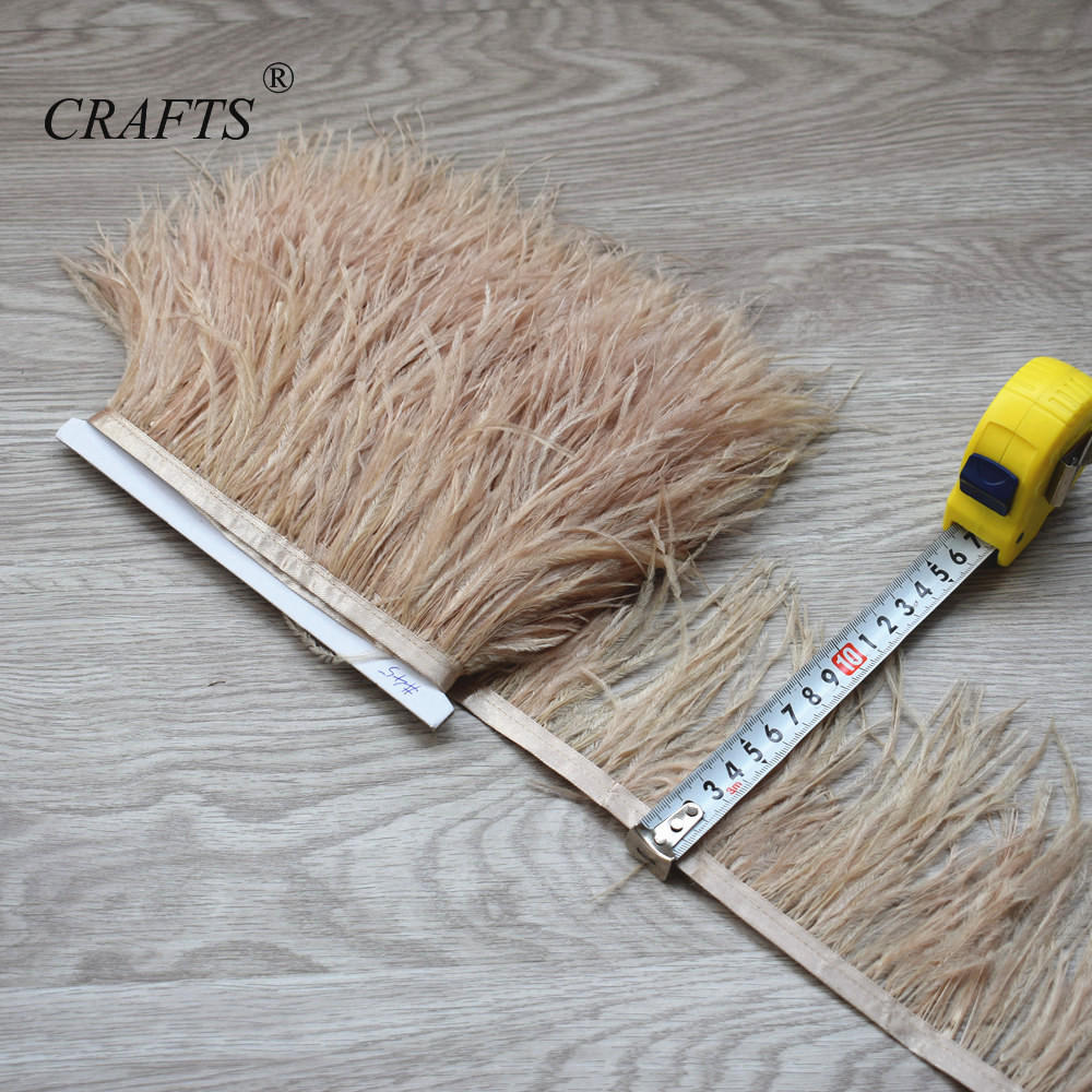 Перо2023 горячо! Пушистая и красивая отделочная ткань с перьями страуса, длина 5-10 м, боковая лента, ширина 8-10 см / Аксессуары для шитья DIY