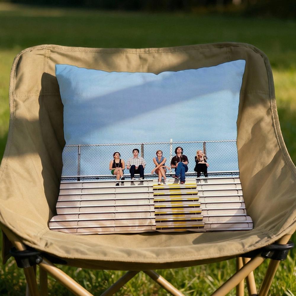 TV Being A Wallflower Cushion Cover Soft Reversible Durable Pillow Cover MultiScene Use for Home Car Daily Comfort